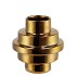 STAIRS GOLD SHINY VAAS 14X15CM