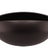 VINCI MATT BLACK BOWL OVAL 31X21X13CM