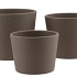 CERAMIC BROWN POT 15CM NM