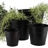 ZINC BASIC BLACK BUCKET 19X16CM