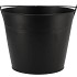 ZINC BASIC BLACK BUCKET 22,5X18CM