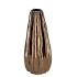 IRON STONE METAL GLAZED VASE 13X30CM