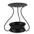 AMBER BRANDER ROUND BLACK 14X14CM