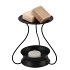 AMBER BRANDER ROUND BLACK 14X14CM
