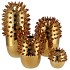 SPIKE GOLD SHINY VAAS 17X22CM