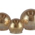 LED GLASS BALL AMBER 8/10/12CM 3DLG