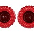 RASPBERRY VASE RED 37X37CM