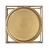 AMBER BRANDER SQUARE GOLD 10X10CM