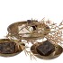 AMBER SCHAAL METAL GOLD 3DLG 15CM