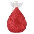 SPARKLY LED ANGEL GLASS BORDEAUX ASS P/1 9X16CM