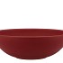 VINCI RED VELVET BOWL LOW 25X8CM