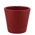 VINCI RED VELVET CONTAINER POT 15X13CM