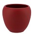 VINCI RED VELVET FLOWER POT 17X15CM