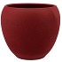 VINCI RED VELVET FLOWER POT 28X24CM NM