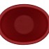 VINCI RED VELVET BOWL OVAL 24X17X12CM
