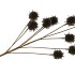 SILK PLANTANE BRANCH BLACK GLITTER 75X20X5CM