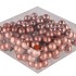 GLASS BALL CORAL 25MM P/144