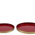 MARRAKECH BORDEAUX PLATE 26X26X2CM ASS P/2
