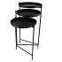DHAKA ZWART TABLE 113,5X35X78CM