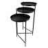 DHAKA ZWART TABLE 113,5X35X78CM