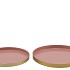 MARRAKECH PINK PLATE 26X26X2CM ASS P/2