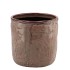 IRON STONE OLD PINK GLAZED POT 13X13CM NM