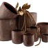 IRON STONE OLD PINK GLAZED POT 13X13CM NM