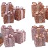 SPARKLE GIFTBOX NUDE MIX LED S/3 25X20CM NM