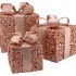 SPARKLE GIFTBOX NUDE MIX LED S/3 25X20CM NM