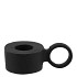 DOBRA BLACK METAL EYE C.HOLDER 9X6X4CM NM