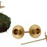 DOBRA GOLD METAL CANDLE PLUG 6X6X13CM PER 4 NM
