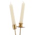 DOBRA GOLD METAL CANDLE PLUG 6X6X13CM PER 4 NM