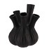 AGLIO MATT BLACK VASE 20X25CM