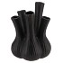 AGLIO MATT BLACK VASE 26X35CM NM