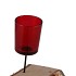PICK GLASS CUP RED 8CM P/1 NM