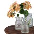 DIAMOND CLEAR VASE 8X11CM