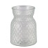 DIAMOND CLEAR VASE 10X14CM