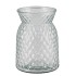 DIAMOND CLEAR VASE 12X16CM