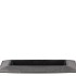 MELAMINE GREY TRAY RECTANGLE 28X16X3CM