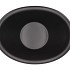 VINCI MATT BLACK BOWL OVAL 24X17X12CM