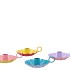 MARRAKECH FLOWER CANDLE 12CM COLORFULL MIX