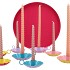 MARRAKECH FLOWER CANDLE 15CM COLORFULL MIX