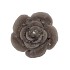 CANDLE ROOS DARK GREEN 8X7CM NM