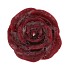 CANDLE ROOS BORDEAUX 11X9CM NM
