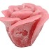 CANDLE ROOS BLUSH PINK 14X12CM NM
