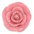 CANDLE ROOS BLUSH PINK 14X12CM
