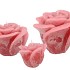 CANDLE ROOS BLUSH PINK 14X12CM