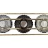 KARAKUM GREY RACK GOLD 22X8X12CM NM