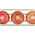 KARAKUM CORAL SUNSET RACK GOLD 22X8X12CM