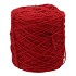 RIBBON FLAX CORD JUTE RED 3,5MM 1KG